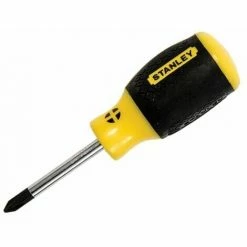 STANLEY Cushion Grip Stubby Screwdriver Phillips Tip PH1 X 45mm STA064931 -STANLEY SHOP 14457842 2