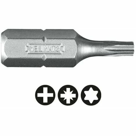 STANLEY T25 TORX Insert Bits 25mm (Box of 25) STA168843B STANLEY T25 TORX Insert Bits 25mm (Box Of 25) STA168843B -STANLEY SHOP 14634458 2