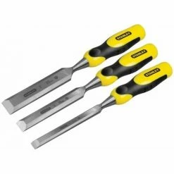 STANLEY DYNAGRIP? Bevel Edge Chisel With Strike Cap Set Of 3 STA516359 -STANLEY SHOP 14994328 2