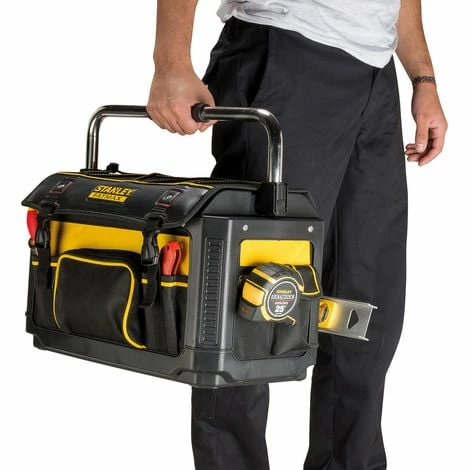 Stanley 1-79-213 FatMax Plastic Fabric Open Tote Bag with Cover 50cm/20" STA179213 Stanley 1-79-213 FatMax Plastic Fabric Open Tote Bag With Cover 50cm/20" STA179213 -STANLEY SHOP 18461880 3