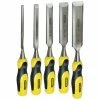 Stanley 2-16-885 Dynagrip Bevel Chisel With Strike Cap Set Of 5 STA216885 -STANLEY SHOP 18492349 1