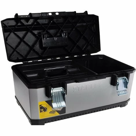 Stanley 1-95-617 Metal & Plastic Toolbox 67cm/26" STA195617 Stanley 1-95-617 Metal & Plastic Toolbox 67cm/26" STA195617 -STANLEY SHOP 18492847 2