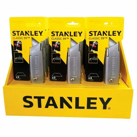 Stanley Tools STA910099 99E Counter Display of 12 Knives Stanley Tools STA910099 99E Counter Display Of 12 Knives -STANLEY SHOP 18853062 1