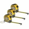 Stanley STA133856 3 X Key Ring Tape Measures 2m Metres Triple Pack 1-33-856 -STANLEY SHOP 29318645 1