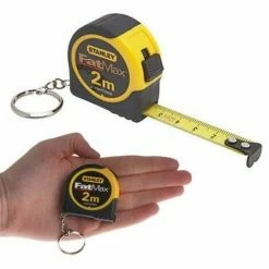 Stanley FMHT1-33856 1-33-856 STA133856 2m Mini Tape Measure Key Chain Keyring