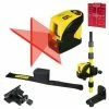 Stanley 1-77-123 Fatmax 10m Cross Line Laser Level Pole Detector Kit INT177123 -STANLEY SHOP 29344528 1
