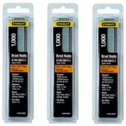 Stanley 0-SWK-BN050 12mm Brad Nails Pack Of 3000 3x1000 18 Gauge Type 8