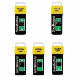 Stanley 1-TRA706T 5000 X Heavy Duty Staples 10mm 3/8" TRA706 Sharpshooter Type G