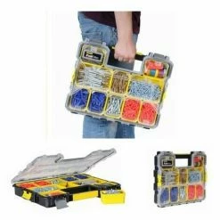 Stanley FatMax Pro Shallow Organiser Stackable System 1-97-519 Twin Pack X 2 -STANLEY SHOP 29348241 3