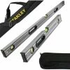 Stanley 1200mm 600mm Fatmax Box Beam Levels With Fatmax Padded 1800mm Level Bag