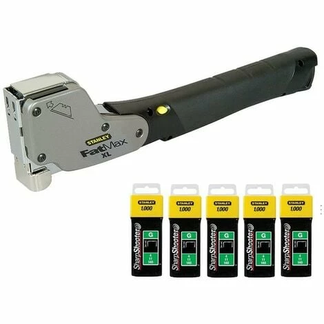 Stanley 0-PHT350 FatMax Hammer Tacker + TRA705T + 5000 Heavy Duty 8mm Staples Stanley 0-PHT350 FatMax Hammer Tacker + TRA705T + 5000 Heavy Duty 8mm Staples -STANLEY SHOP 30109048 1