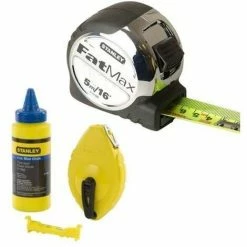 Stanley 5-33-886 FatMax 5m Tape Measure + 0-47-443 30m Chalk Line Set STA533886