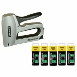 Stanley Heavy-Duty Staple Gun 0-TR150HL + Heavy Duty 8mm Staples 1-TRA705T