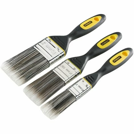 Stanley STPPDS3Z DYNAGRIP™ Synthetic Brush Pack Set of 3 25 38 & 50mm Stanley STPPDS3Z DYNAGRIP™ Synthetic Brush Pack Set Of 3 25 38 & 50mm -STANLEY SHOP 30638317 1