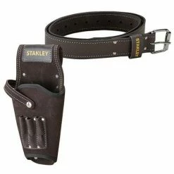 Stanley STA180118 STA180119 Leather Belt With Leather Drill Holster Left / Right