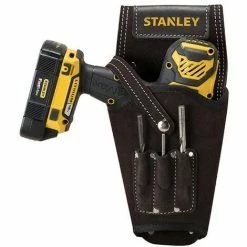 Stanley STA180118 STA180119 Leather Belt With Leather Drill Holster Left / Right -STANLEY SHOP 31807568 4