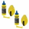 Stanley STA047443 30m Chalk Line, Chalk Refill And Line Level 0-47-443 Twin Pack -STANLEY SHOP 32716565 1