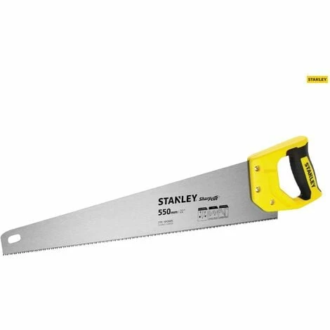 X10 Stanley Sharpcut Handsaw 22 Inch 550mm 7TPI STA120368 1-20-368 STHT20368-1 X10 Stanley Sharpcut Handsaw 22 Inch 550mm 7TPI STA120368 1-20-368 STHT20368-1 -STANLEY SHOP 33877362 2