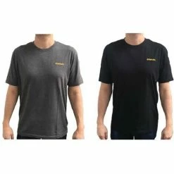 Stanley Clothing STCTSGB2L T-Shirt Twin Pack Grey & Black - L