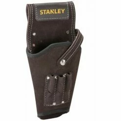 Stanley STST1-80118 Leather Belt Mounted Drill Holster Pouche STST180118 -STANLEY SHOP 35937877 3