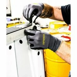 Stanley Razor Thread Gloves Nitrile Palm Extreme Grip Washable Breathable Medium -STANLEY SHOP 36143935 4