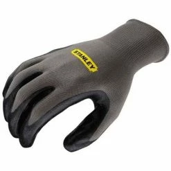 Stanley Razor Thread Gloves Nitrile Palm Extreme Grip Washable Breathable Medium -STANLEY SHOP 36143935 5