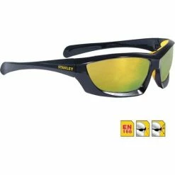 Stanley Full Frame Safety Glasses Yellow Lens EN 166 Rating SY180-YD -STANLEY SHOP 36687265 4