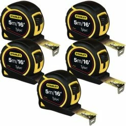 Stanley STA130696N Nylon Pocket Tape 5m/16ft Loose 1-30-696 Pack Of 5