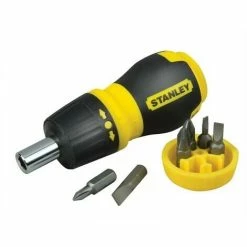 Stanley Multibit Ratchet Stubby Screwdriver +Bits STA066358 0-66-358 Triple Pack -STANLEY SHOP 39439039 2