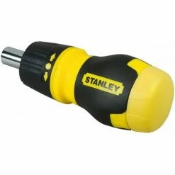 Stanley Multibit Ratchet Stubby Screwdriver +Bits STA066358 0-66-358 Triple Pack -STANLEY SHOP 39439039 3