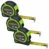 Stanley Tylon Hi Vis 8m 26ft Tape Measures Green Pack Of 3 STA130604HG -STANLEY SHOP 39911894 1