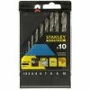 Stanley HSS CNC Drilling Set 10 Piece - STA56043-QZ -STANLEY SHOP 42400772 1