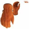 STANLEY SY710 Split Cowhide Driver Gloves - Large - STASY710L -STANLEY SHOP 58054705 1