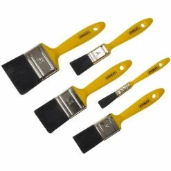 Stanley Tools Hobby Paint Brush Set Of 5 12, 25, 37, 50 & 62mm STA029592 -STANLEY SHOP 58454962 3