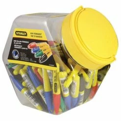 Stanley Tools Mini Fine Tip Pen (Tub Of 72) STA147329 -STANLEY SHOP 58457969 3