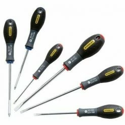 STANLEY FATMAX 6PC SCREWDRIVER SET SOFT GRIP PH2 PZ2 POZZI STA065428 -STANLEY SHOP 63524037 3