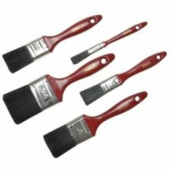 Stanley Tools Decor Paint Brush Set Of 5 12 25 37 50 & 62mm