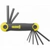 Stanley Tools Folding Hexagon Key Set Of 9 Imperial (5/64 - 1/4in) 1 Stanley Tools Folding Hexagon Key Set Of 9 Imperial (5/64 - 1/4in) -STANLEY SHOP 63609760 1