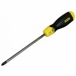 Stanley Tools Cushion Grip Screwdriver Pozidriv Tip PZ1 X 75mm