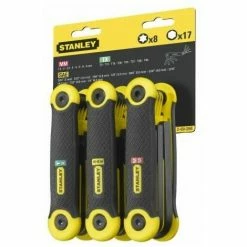 Stanley Tools Folding Hexagon Key Set Of 25 Metric, Imperial & TORX
