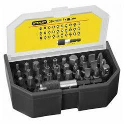 Stanley Tools Bit Set & Holder 31 Piece
