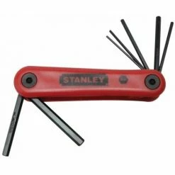 Stanley Tools Folding Hexagon Key Set Of 7 Metric (1.5-6mm)