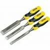 Stanley Tools DYNAGRIP™ Bevel Edge Chisel With Strike Cap Set Of 3 -STANLEY SHOP 63621171 1