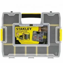 Stanley STA197483 Stackable Sortmaster Junior Organiser Pack Of 2 -STANLEY SHOP 64771148 2