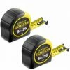 Stanley 0-33-726 FatMax Metric/Imperial Tape Measure With Blade Armor 8m Pack Of 2 -STANLEY SHOP 64771153 1