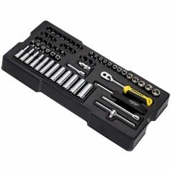 Stanley Tools Transmodule System 1/4" Drive Metric Socket Set 60 Piece STA174175