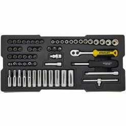 Stanley Tools Transmodule System 1/4" Drive Metric Socket Set 60 Piece STA174175 4 Stanley Tools Transmodule System 1/4" Drive Metric Socket Set 60 Piece STA174175 -STANLEY SHOP 65044305 3
