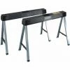 Stanley Folding Metal Leg Saw Horse Stands - 2pc Pack -STANLEY SHOP 65111039 1