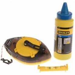 Stanley Chalk Line Blue Refill & Spirit Level 30m 3pc Set