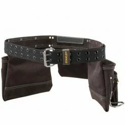 Stanley 1-80-113 Leather Tool Apron Pouch Double Stitched Durable Pack Of 2 -STANLEY SHOP 65533435 5